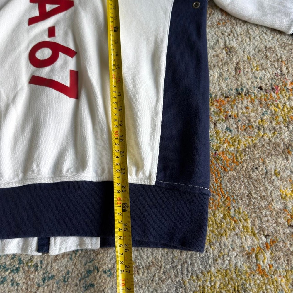 Polo Ralph Lauren M 2014 Ocean Challenge USA Full Zip Polo Sweater - Picture 6 of 8